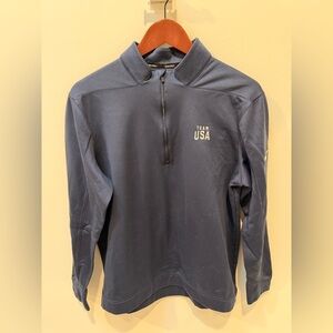 Nike Golf Navy Blue Standard Fit Pullover